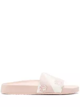 Шлепанцы Audrina с логотипом Lauren Ralph Lauren, розовый