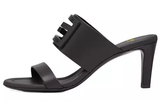 Шлепанцы Baguette женские черные Fendi