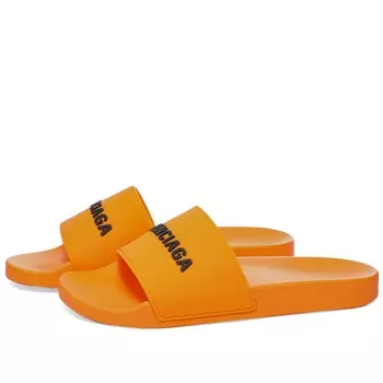 Шлепанцы Balenciaga Logo Pool Slide