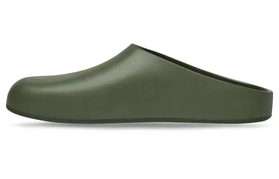 Шлепанцы Balenciaga мужские, темно-зеленый