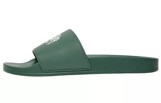 Шлепанцы Balenciaga Paris, зеленый