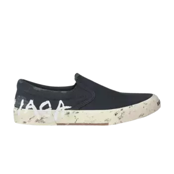 Шлепанцы Balenciaga Wmns Paris Slip On Graffiti - Black, черный