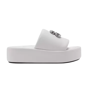 Шлепанцы Balenciaga Wmns Rise Slide 'White Silver', белый