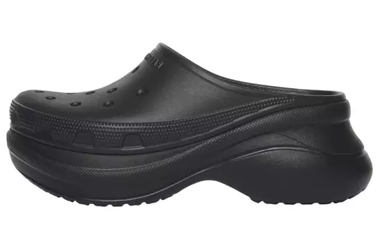 Женские мюли Balenciaga X Crocs, черный