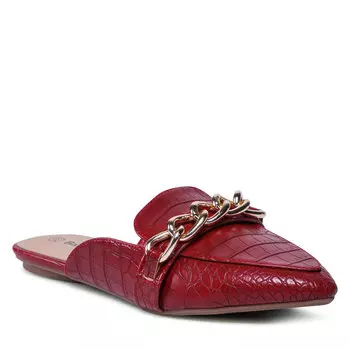 Шлепанцы Bassano, красный