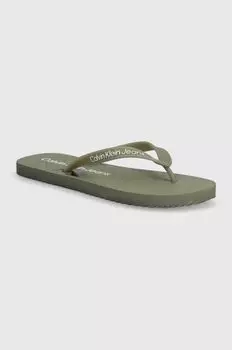 Шлепанцы Beach Sandal Glossy Calvin Klein Jeans, зеленый