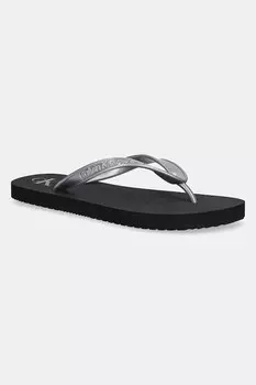 Шлепанцы Beach Sandal Monologo TPU Calvin Klein Jeans, серебряный