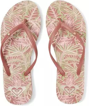 Шлепанцы Bermuda Print Roxy, цвет Wood