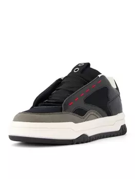 Шлепанцы Bershka Sneakers, черный