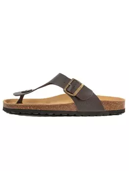 Шлепанцы billowy Leder, коричневый