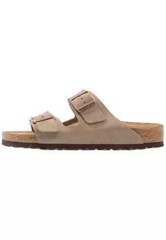 Шлепанцы женские Birkenstock замшевые, бежевый