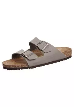 Шлепанцы женские Birkenstock из экокожи, бежевый