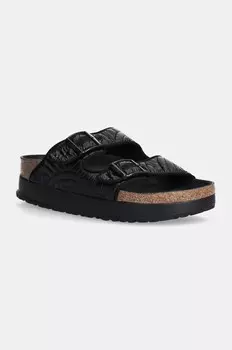 Шлепанцы Birkenstock Arizona Platform Flex Birkenstock x Papillio, черный