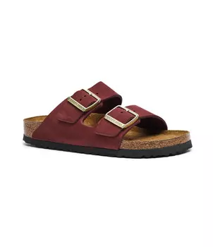 Шлепанцы Birkenstock Arizona SFB LENB Zinfandel, бордо