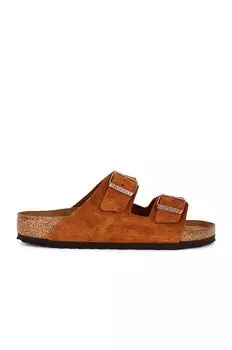 Шлепанцы Birkenstock Arizona Soft Foot Bed, цвет Mink