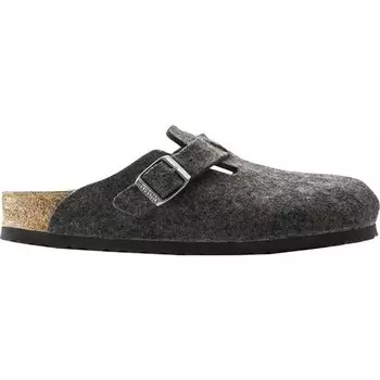 Шлепанцы Birkenstock Boston Wool для женщин, серый