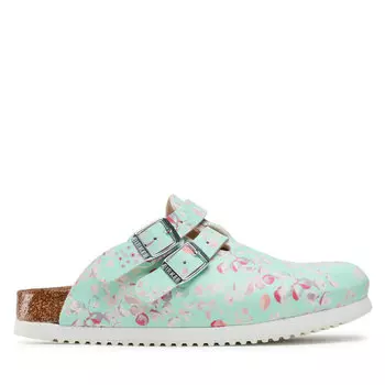 Шлепанцы Birkenstock Kay Prof 1016660 Flower Field Mint, зеленый