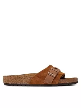 Шлепанцы Birkenstock, коричневый