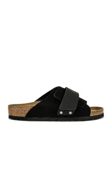 Шлепанцы Birkenstock Kyoto Suede Nubuck, черный