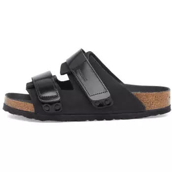 Шлепанцы Birkenstock Uji Nubuck & High Shine, черный