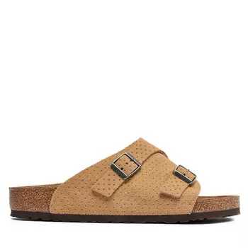 Шлепанцы Birkenstock Zrich 1027036 Emboss Dots New Beige, бежевый