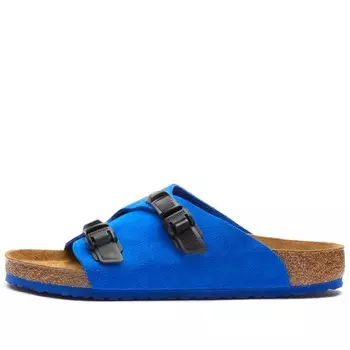 Шлепанцы Birkenstock Zrich Tech, синийй/коричневый