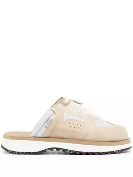 Шлепанцы Boma со вставками Suicoke, коричневый