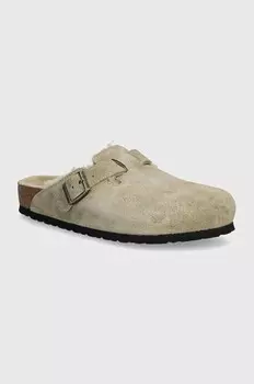 Шлепанцы Boston из овчины Birkenstock, бежевый