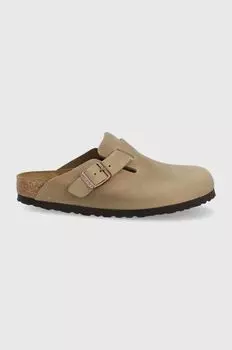 Шлепанцы Boston из замши Birkenstock, коричневый