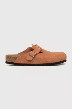 Шлепанцы Boston из замши Birkenstock, оранжевый