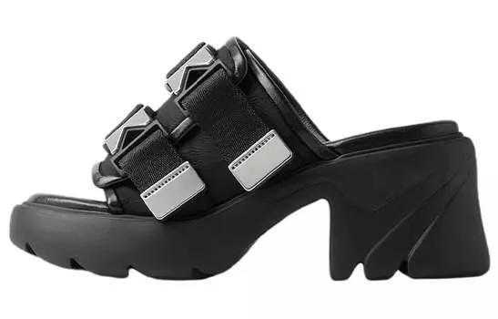 Шлепанцы женские Bottega Veneta Flash, черный
