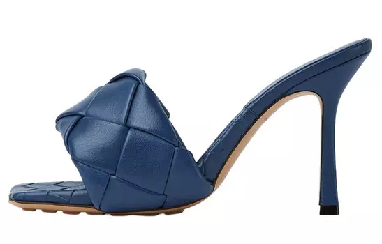 Шлепанцы Bottega Veneta Lido, синий