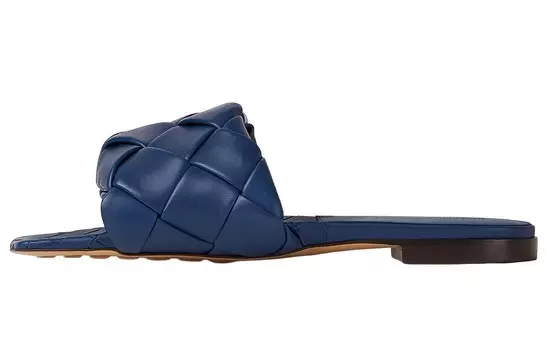 Шлепанцы Bottega Veneta Lido женские, синий