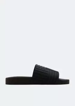 Шлепанцы BOTTEGA VENETA Resort slides, черный