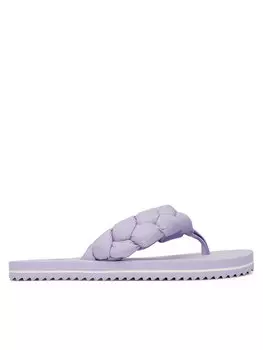 Шлепанцы Braided Thong Beach Sandal EN0EN02877 Tommy Jeans, фиолетовый