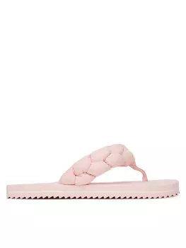 Шлепанцы Braided Thong Beach Sandal EN0EN02877 Tommy Jeans, розовый