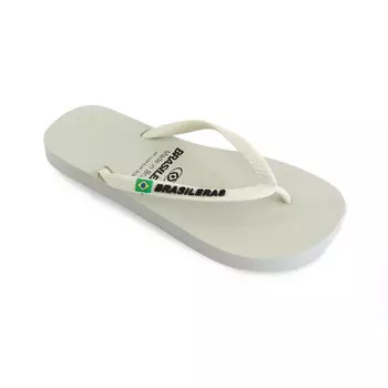 Шлепанцы Brasileras, белый