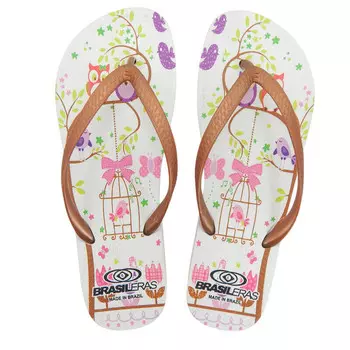 Шлепанцы Brasileras, цвет braun/braun