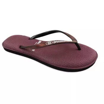 Шлепанцы Brasileras, цвет karminrot/karminrot