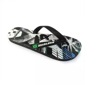 Шлепанцы Brasileras Printed 20 Mix, черный