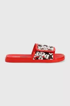 Шлепанцы Brave + Mickey Mouse Ad Melissa, красный