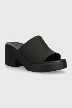 Шлепанцы Brooklyn Slide Heel Crocs, черный