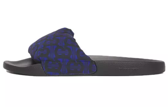 Шлепанцы Burberry Furley Monogram, синий
