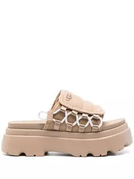 Шлепанцы Callie на платформе UGG, бежевый