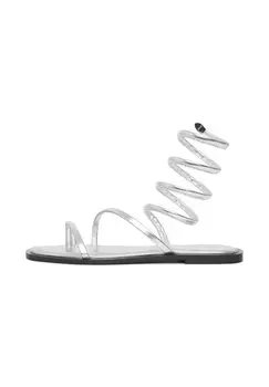 Шлепанцы Calliope, серебряный