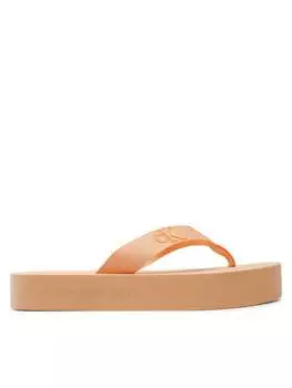 Шлепанцы Calvin Klein Jeans Chancletas Flatform Flipflop Jelly, розовый