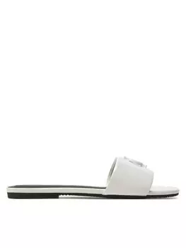 Шлепанцы Calvin Klein Jeans Flat Sandal Slide Mg Met, белый