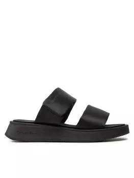 Шлепанцы Calvin Klein Jeans Slide Double Strap Sandal Dc, черный