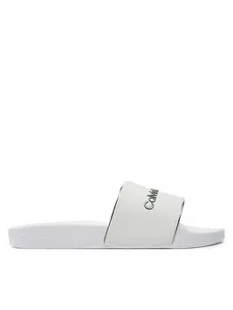 Шлепанцы Calvin Klein Jeans Slide Instituitional Mtr, белый