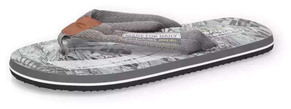 Шлепанцы Camel Active, летняя обувь, тапочки, горки для бассейна, обувь для купания, стринги, серый